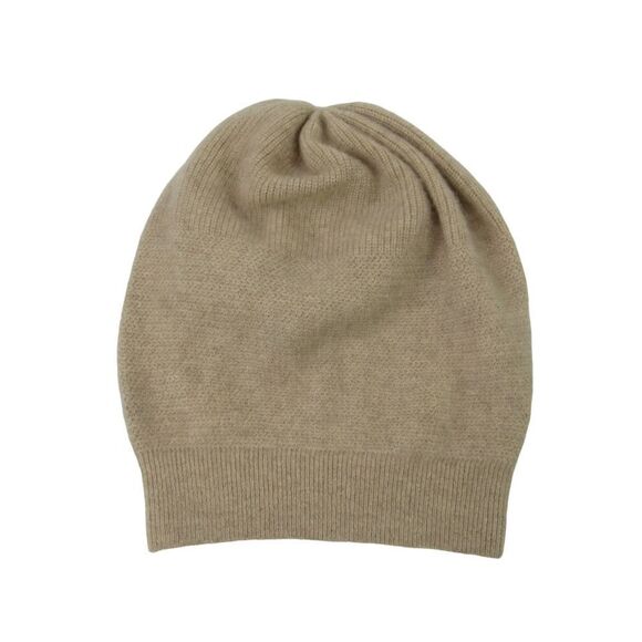 WaySoft 100% Cashmere Women's Beanie One Size, Cream - Picture 1 of 4